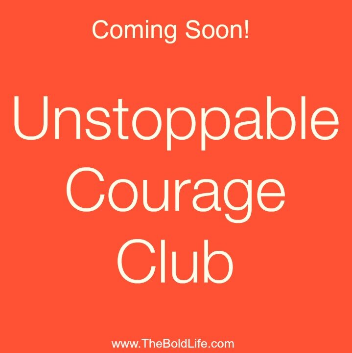 unstoppable courage club post